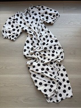 Who What Wear Polka Dot Dress